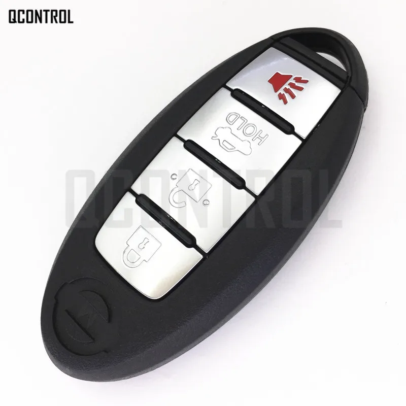 Пульт дистанционного управления QCONTROL Smart Key Подходит для NISSAN TWB1U815 CWTWB1U815 Sunny Teana Sylphy Sentra Versa 315 МГц с ID46