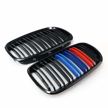 

1pair Grille For BMW X5 E70 gloss black Car Front Center Wide Kidney Grill Racing Grill Car-styling 8P