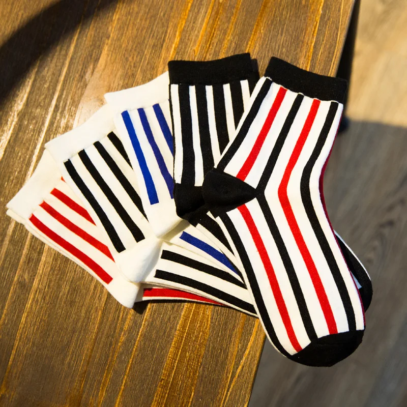 10Pairs/Lot 2016 new women socks striped socks manufacturers wholesale