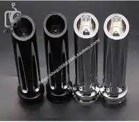 รถมอเตอร์ไซด์1 "h andlebarจับแพลตฟอร์มH Arley DYNAแฟตบอยรถไฟเที่ยวกลางคืนXL XRสีดำและelectroplated CNCอลูมิเนียม