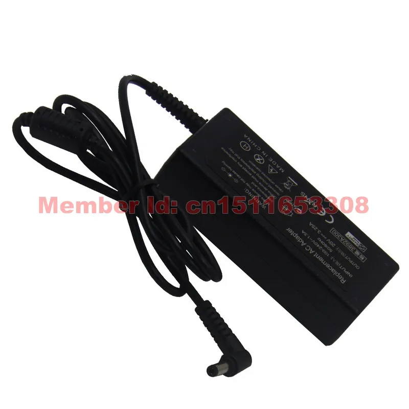 Замена для Lenovo 20V 3.25A 5 5*2 мм 65 Вт U510 U550 V460 Y330 Y460 Y470 Y560 Z360 Z370 Z380 Z460 Z465|lenovo y570|lenovo docklenovo