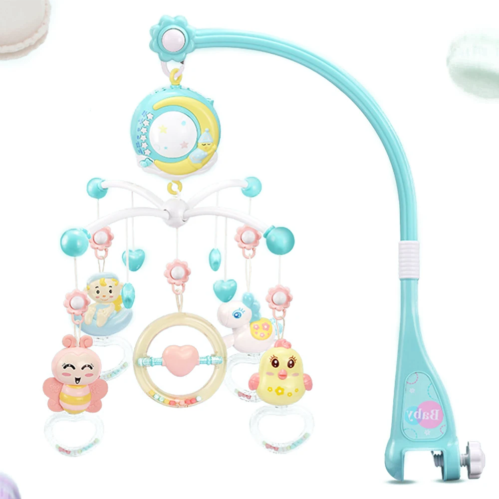 Rattles Plush Rings Baby Toddler Toys Baby Bed Bell Music Toy