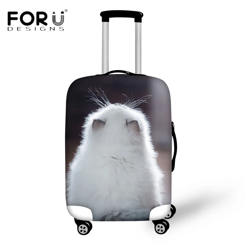 FORUDESIGNS чехол для чемодана для путешествий 18-30 дюймов Чехлы Kawaii 3D Рисунок кошки багажные защитные чехлы водонепроницаемые пылезащитные - Цвет: H1694