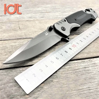 

LDT FA18 Folding Knife 7CR18MOV Blade G10 Steel Handle Tactical Pocket Camping Knives Survival Outdoor Hunting Knife EDC Tools