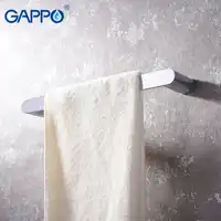 GAPPO Towel Bars bath hardware accessories brass holder towel rack wall mounted bathroom towel holder hangers