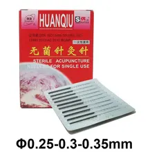 0,25 мм 0,3 мм 0,35 мм иглы для иглоукалывания одноразовая Стерильная Акупунктура Массажная игла ZhenJiu для одноразового использования 100 шт в упаковке