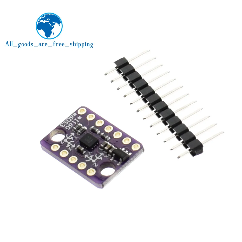 

MH-ET LIVE BMI160 GY-BMI160 6DOF 6-axis Rate Gyro Gravity Accelerometer Sensor Module IIC I2C SPI Communication Protocol 3-5V