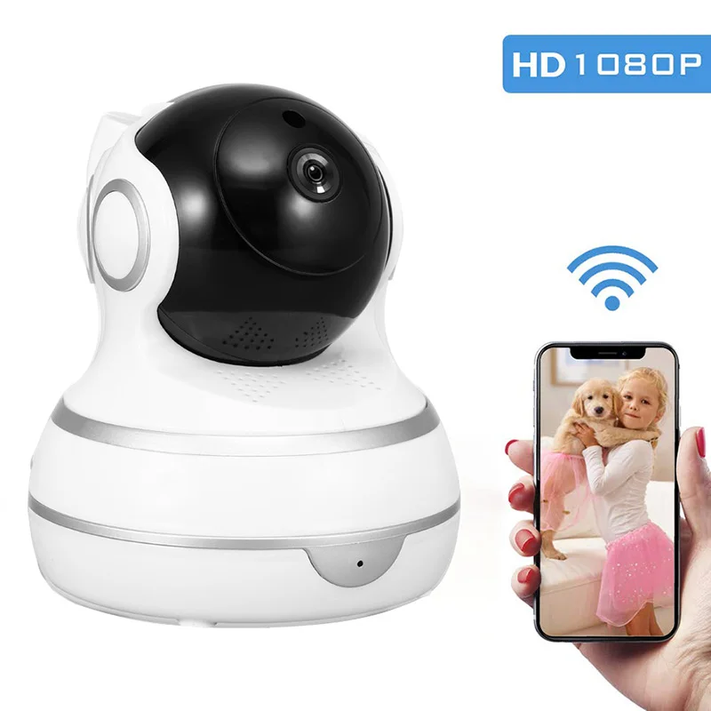 

Home Security Camera WiFi,1080P HD Wireless Security Surveillance with Night Vision Recording Monitor for Baby/Elder/Pet