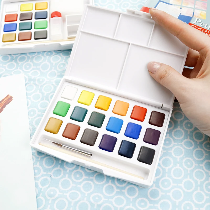 Sakura Solid paint 72 color transparent solid watercolor suit