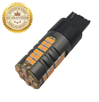 

2 PCS OF T20 7440 BA15S BAU15S BAY15D 60 Light Source led 3030 Car Tail Brake Lights auto Reverse Lamp DRL Canbus No Error