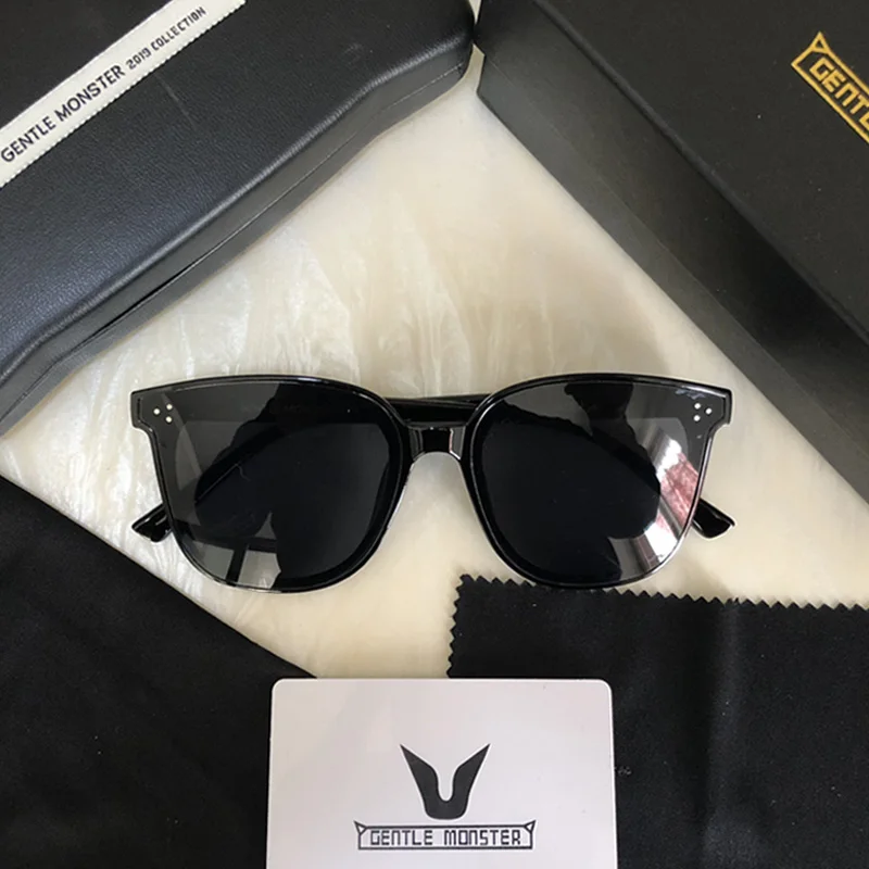 

2019 Brand Designer Women Gentle Monster Sunglasses Fashion Cat Eye Retro Sunglass Woman Vintage Sun glasses Original Package
