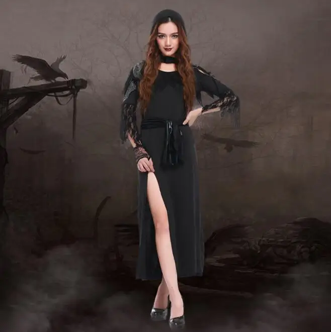 Halloween carnival cos witch Costume for font b women b font Scarey font b Cosplay b