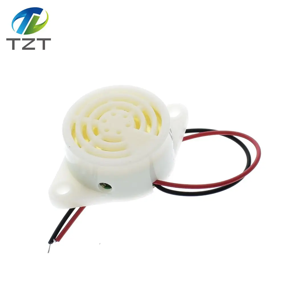 

TZT 95DB Alarm High-decibel 3-24V 12V Electronic Buzzer Beep Alarm Intermittent Continuous Beep for Arduino SFM-27