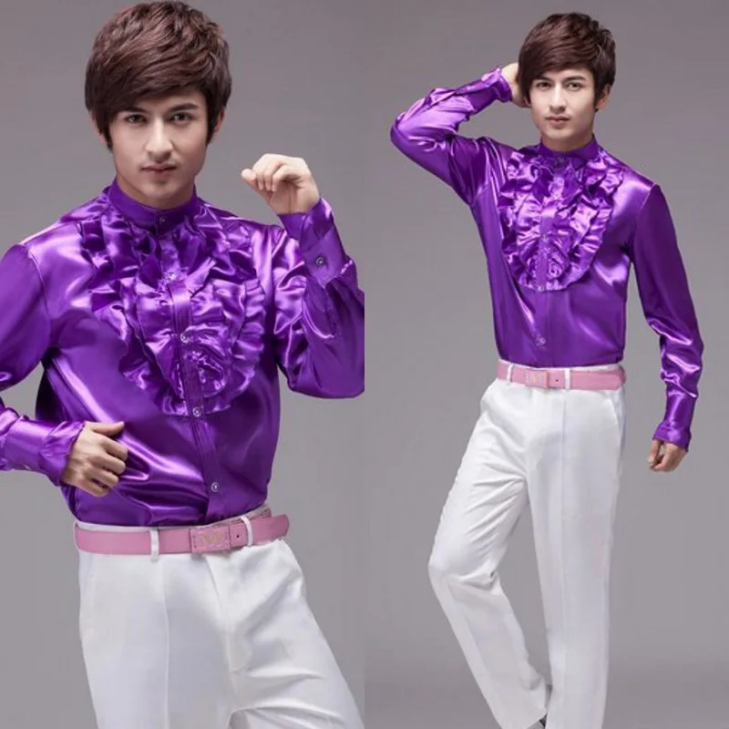 light purple shirt outfit