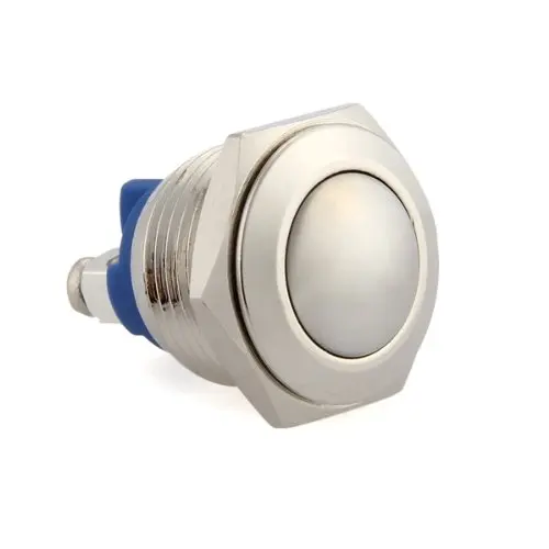 

DHDL- 3A / 3V-250V push button switch push button 16 mm nickel-plated brass