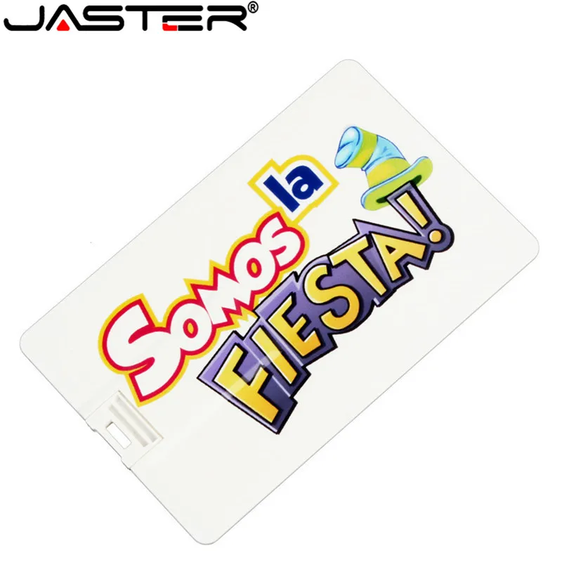 Кредитная карта с логотипом JASTER usb 2 0 4 ГБ 8 16 ГБ|USB флэш-накопители| |