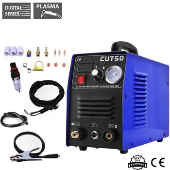 

Tosense CUT50 Dual Voltage 50A Plasma Machine 110/220V Air Inverter Plasma Cutting Machine