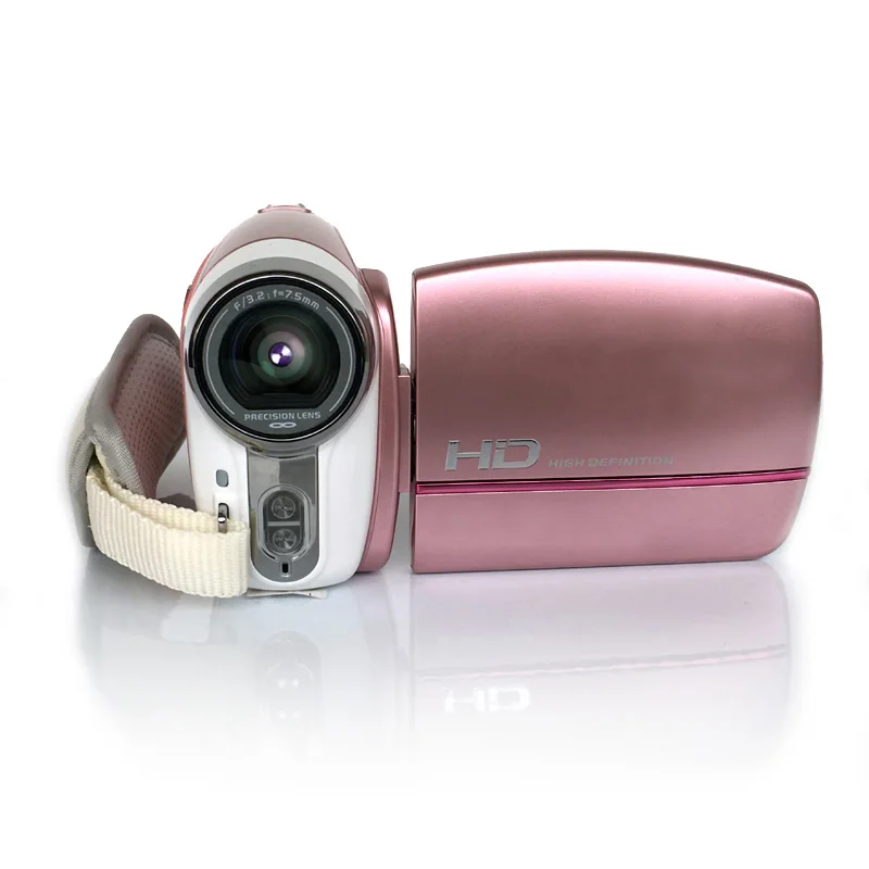 Портативная Цифровая видеокамера HD 2 5 x P DV съемка фотографий и откидной дисплей