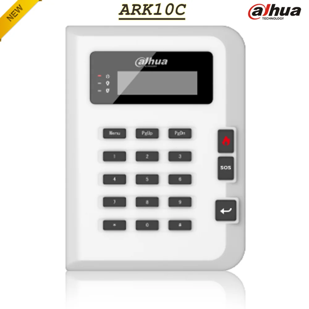 

English Dahua Alarm Keypad ARK10C 18 keys and LCD screen RS485 Multi-user operation rights Home Security GSM Alarm System