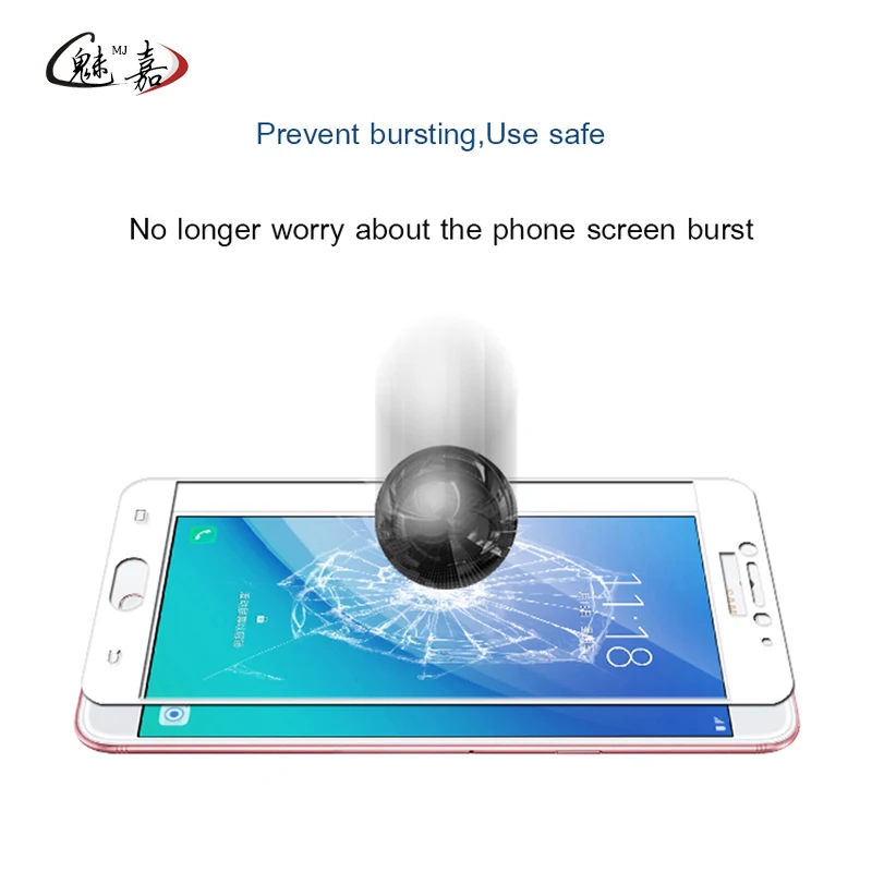 Закаленное стекло 9H с полным покрытием для Samsung Galaxy J3 J5 J7 2016 2017 Защитная пленка