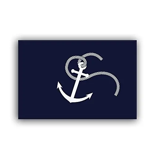  Anchor 18 x 30 Inches Non-slip backing Doormat Nautical Welcome Mat
