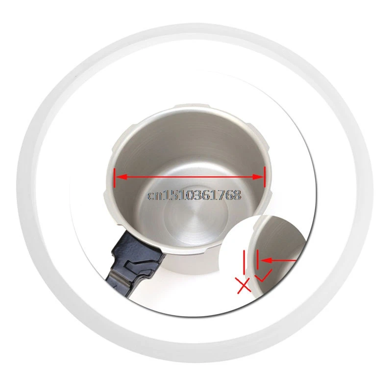 24 см внутренний диаметр силиконовой прокладки скороварки уплотнительное кольцо скороварки части# Y05# C05