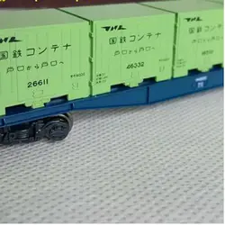 1:150 поезд модель контейнера грузовых транспортных средств для модель расположения поезда