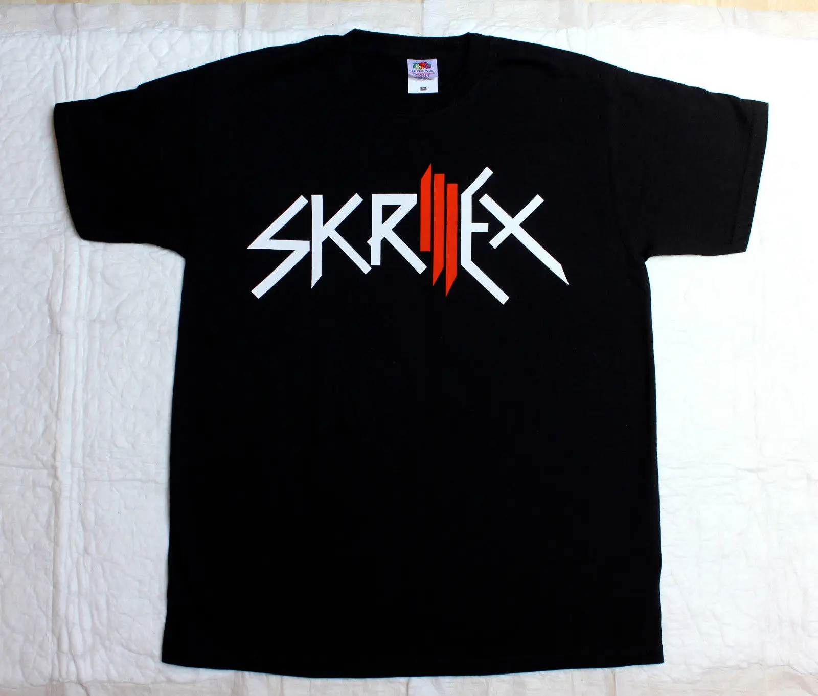 

SKRILLEX LOGO From First to Last Dog Blood NEW BLACK T-SHIRT Stranger Things Design T Shirt 2018 New Basic Tops