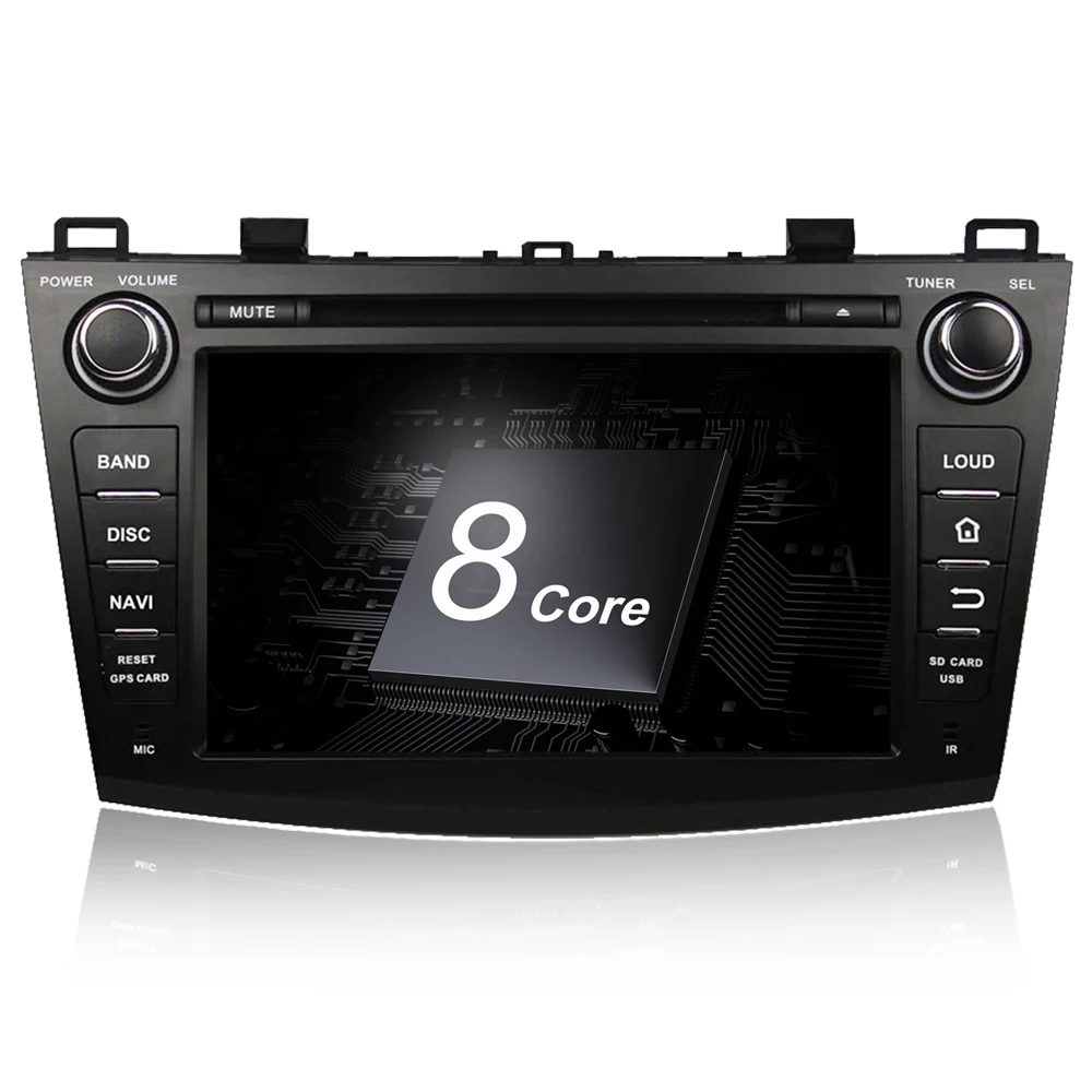 Top 8" Octa Core Android 8.0/Quad Core Android 8.1 Car DVD Player for Mazda 3 2010 2011 2012 2013 Car Radio Multimedia GPS Bluetooth 3