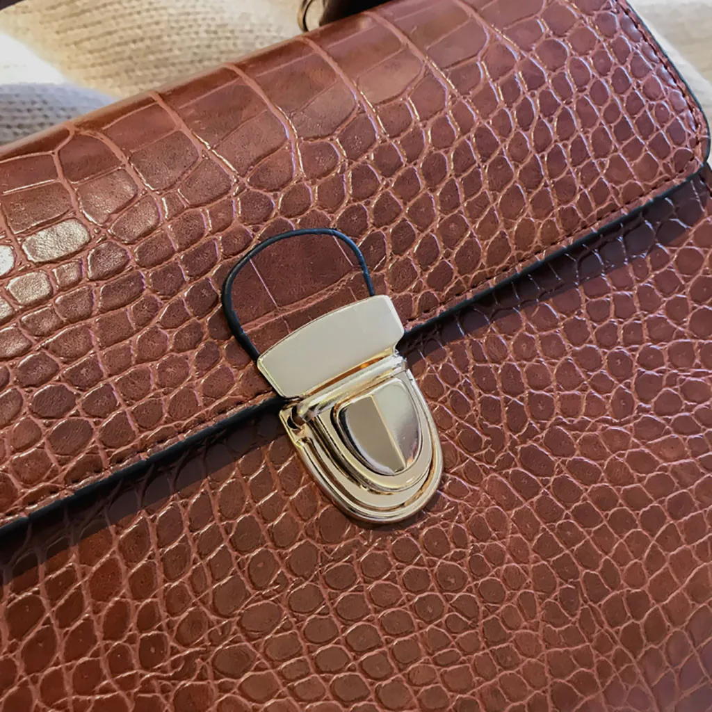 OCARDIAN сумки Женская Корейская версия винтажная сумка с узором «крокодиловая кожа» дикая сумка на плечо сумка-мессенджер Прямая поставка M23
