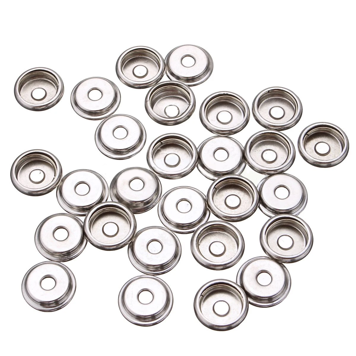 JX-LCLYL 30 Set 15mm Heavy Duty Snap Fastener Popper Press Stud Button + Fixing Tool Kit