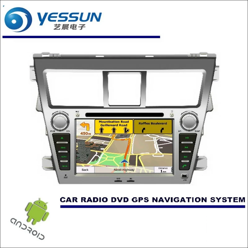 Flash Deal YESSUN For Toyota Vios / Yaris Sedan / Belta 2007~2013 CD DVD GPS Player Navi Radio Stereo HD Car Multimedia Navigation Android 2