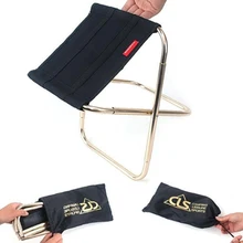 Открытый портативный складной Кемпинг пляж травле сиденье с сумкой складной Туризм пикника рыбалка стул алюминиевый Оксфорд ткань