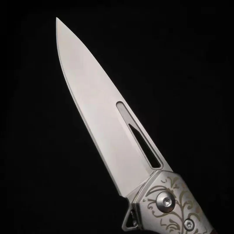 Холодный стальной нож со складным лезвием 60HRC высокой твердости военный, для выживания D2 нож кемпинг тактический карманный уличный охотничий нож