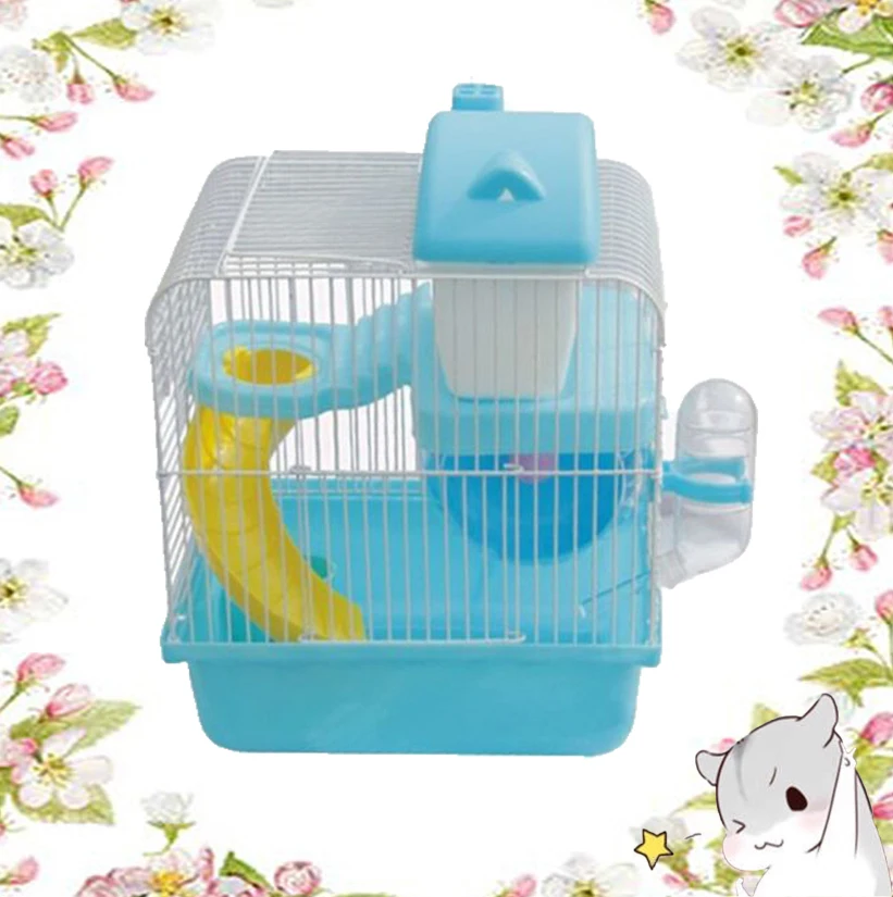 Hot Hamster Gerbil Mouse Small Pet Cage 2 Storey Levels Floor Water