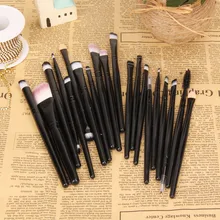 T2N2 Pro 20 Eye Makeup Brushes Set Foundation Shadow Eyeshadading Eyebrow Eyeliner Brush Kit Blending Brush Cosmetic Tool