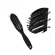 1pc Hair Comb Scalp Massage Comb Anti-static Hair Massage Scalp Brush Soft Comb Teeth Hair Beauty Health Styling Care Tool professional health care comb anti static massage green sandalwood comb handmade bamboo hair brush wedding birthday gift