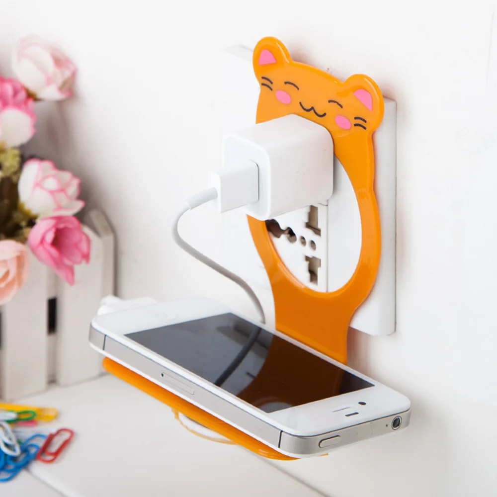 

Mobile Phone Holder Hangs Wall Charging Holder for Tablet Cellphone For iPhone X 8 SE Stand Support for Samsung S9 Plus xiaomi 8
