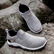 NIDENGBAO/; прогулочная обувь для мужчин; удобная обувь на плоской подошве; мужские износостойкие уличные безопасные Нескользящие кроссовки; размеры 39-44