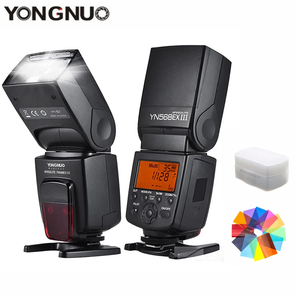 Вспышка YONGNUO YN568EX III TTL для фотосъемки высокоскоростная Беспроводная вспышка с