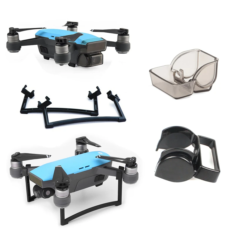 Sunnylife Integrated Cover for DJI SPARK Gimbal Camera Front 3D Sensor System Screen Protector Dustproof Bumprooof Quick mount (2)_