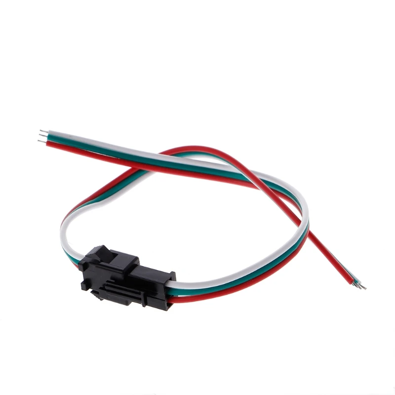

10 Pairs 3 Pin JST SM Male Female Plug Connector Cable For WS2812B WS2812 WS2811 LED Strip Lamp