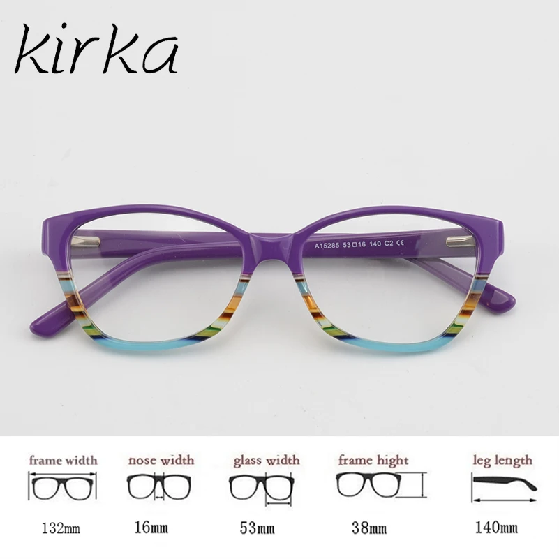 Очки Kirka Frame женские оптические очки Ретро прозрачные линзы для близорукости