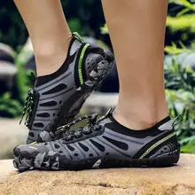Летняя Уличная обувь для мужчин и женщин легкая дышащая сетка крик пляжная быстросохнущая водонепроницаемая обувь