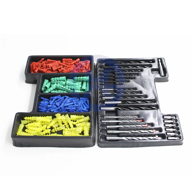 

300pcs/set High Quality Mini Twist Drill Bit HSS Titanium Coated Drill Bit Set Woodworking Metal Plastic ToolsExpansion screw