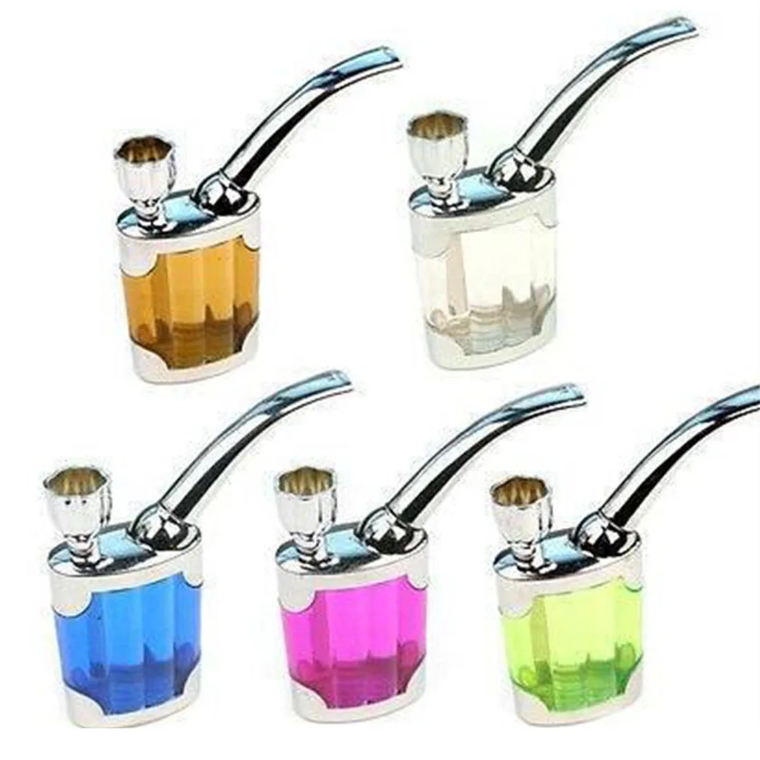 

1 Pc Mini Resin Dual Purpose Filter Model Water Tobacco Pipe Weed Cigarette Cigar Holder Shisha Hookah Smoking Pipes