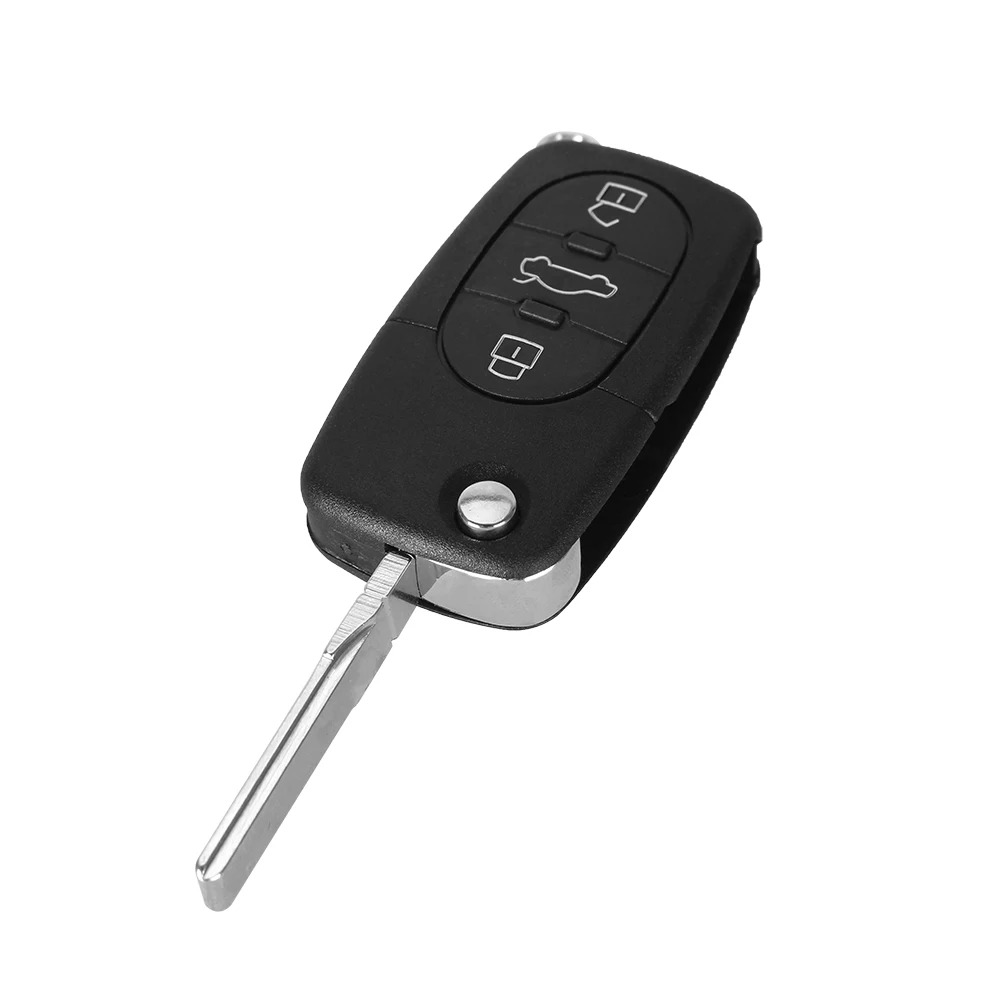 Chiave Telecomando per Audi A4 A6 A8 TT With Blade 3+1 buttons CR2032 -