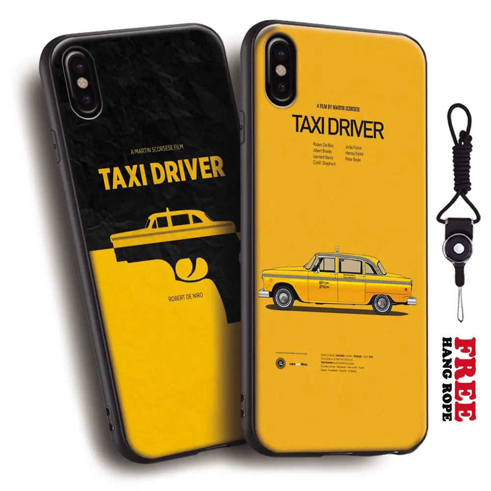 

Taxi Driver 1976 Movie Poster Tpu Soft Silicone Phone Case Cover Shell For Apple iPhone 5 5s Se 6 6s 7 8 Plus X XR XS MAX