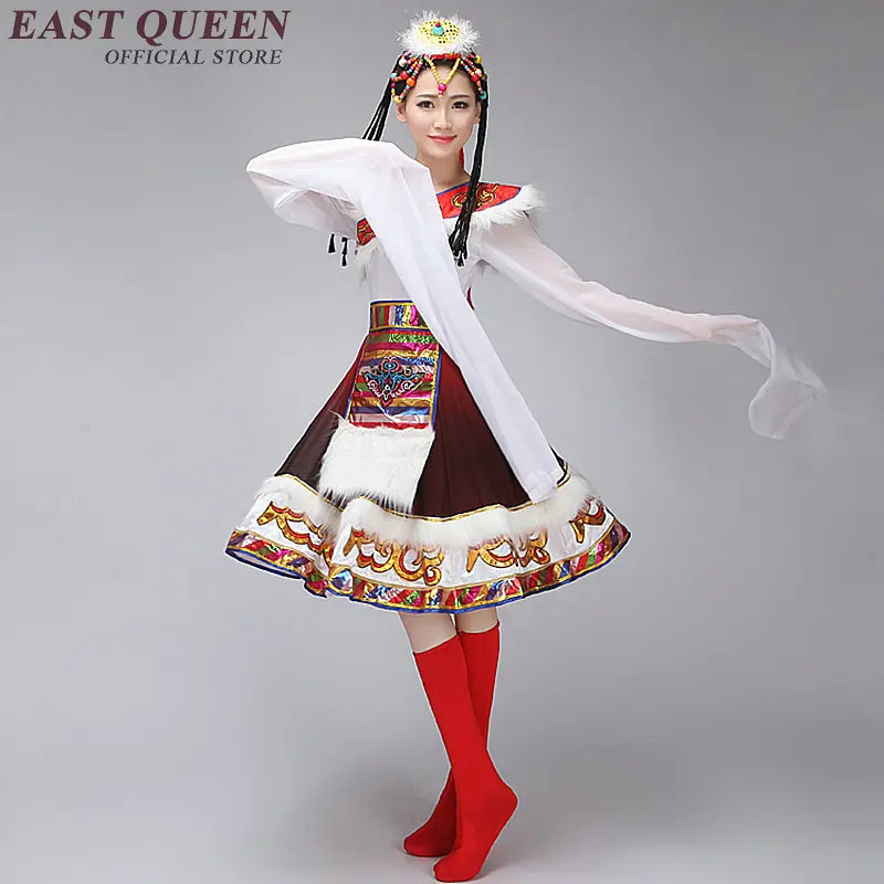 Тибетское платье Eastqueen одежда в тибетском стиле костюмы для китайского танца
