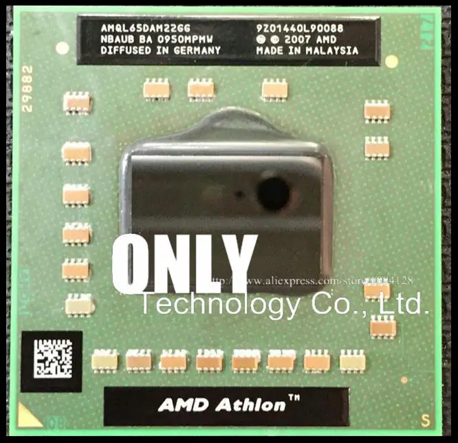 Процессор для ноутбука AMD Athlon 64X2 QL65 AMQL65DAM22GG 2,1 GHz Socket S1 S1g2